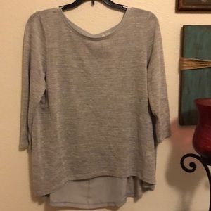 Lauren Conrad gray sweater